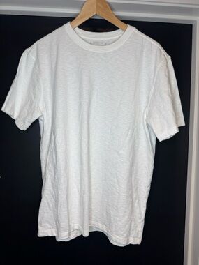 American Giant White Heavyweight Tee M Premium Cotton Crewneck USA NWOT